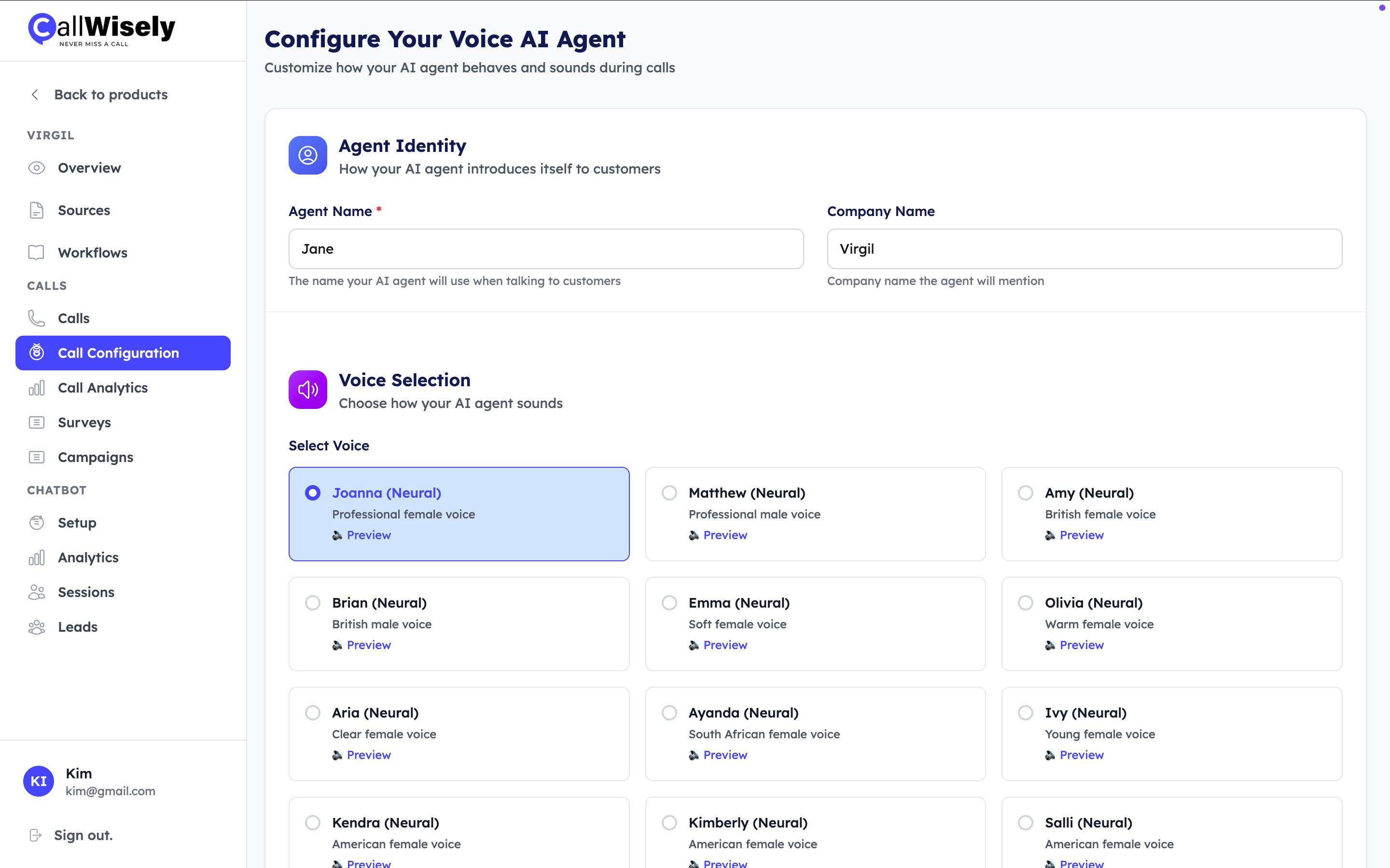 CallWisely Conversation Analysis